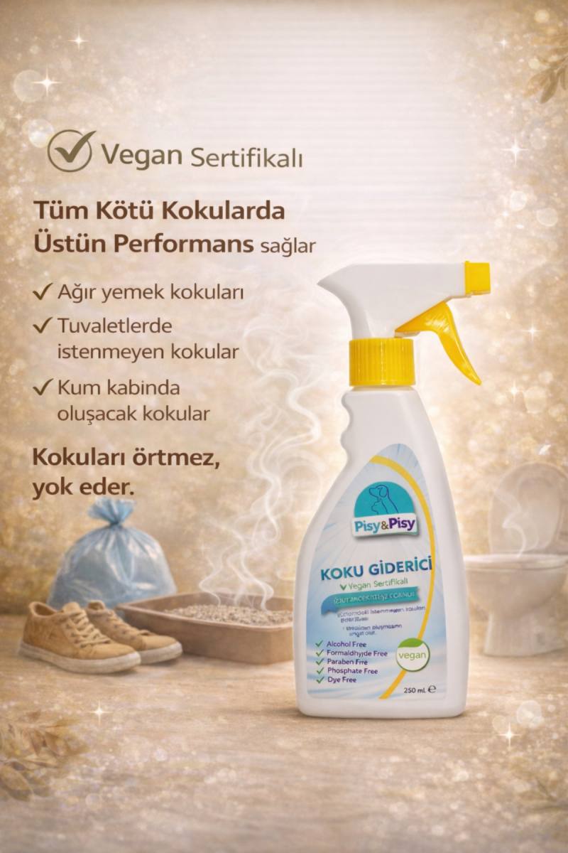PISY & PISY Vegan Sertifikalı Koku Giderici