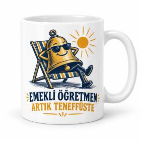 Uzun Teneffüs Tasarımlı Porselen Kupa - MODEL 1011