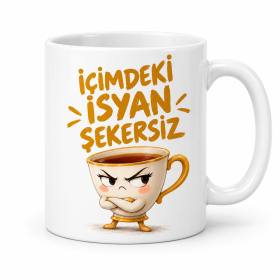 Minik İsyan Tasarımlı Porselen Kupa - MODEL 1033