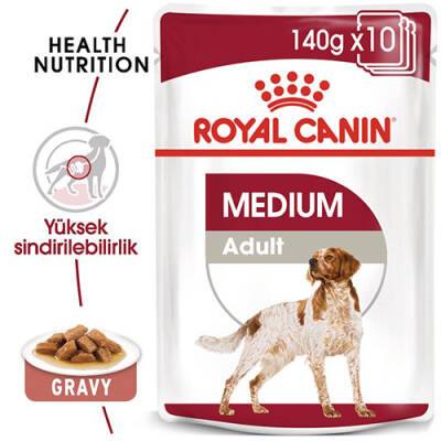 Medium Adult Gravy Yetişkin Köpek Konservesi 10 Adet 140 Gr