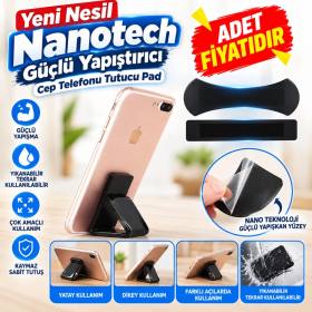 Yeni Nesil Nanotech Güçlü Yapıştırıcı Cep Telefonu Tutucu Pad (adet fiyatıdır)