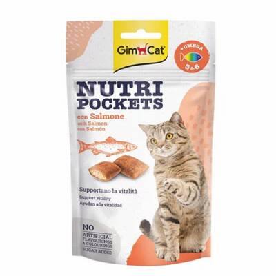 Nutripockets Somonlu ve Omega 3&6 Kedi Ödülü 60 Gr