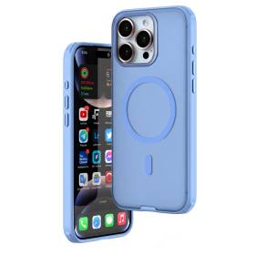 Joko Apple iPhone 16 Pro Max Uyumlu Mim Magsafe Kapak - Açık Mavi