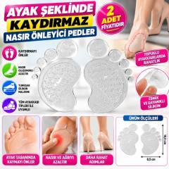 Ayakkabı İçi Ayak Kaydırmaz Dolgulu Rahat Silikon Pedi Tabanlığı