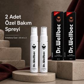 Dr. Wellbec Özel Anlar İçin Erkek Bakım Spreyi 30 ml 2 Adet