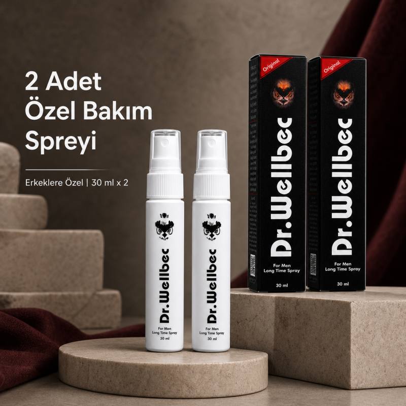 Dr. Wellbec Özel Anlar İçin Erkek Bakım Spreyi 30 ml 2 Adet