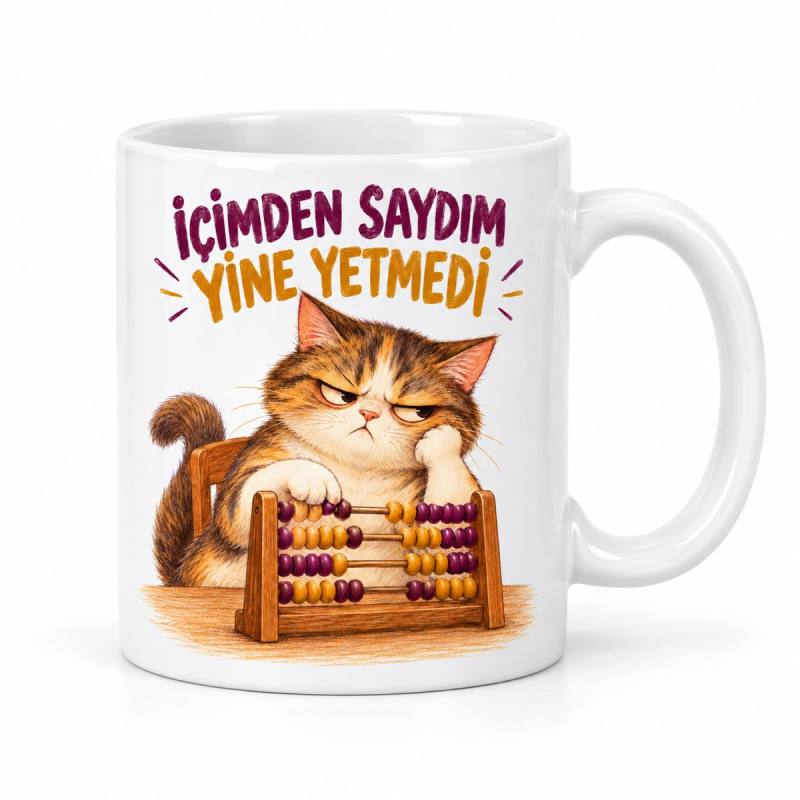 İçimden Saydım Tasarımlı Porselen Kupa - MODEL 978