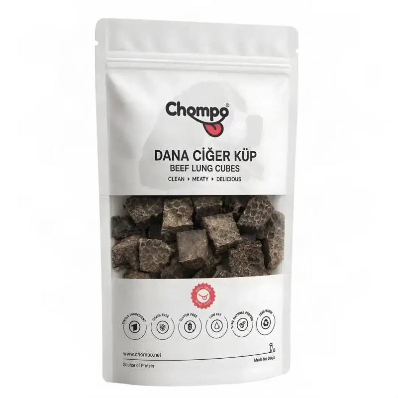 Dana Ciğer Küp 100% Doğal Katkısız Köpek Ödül Maması 100 Gr