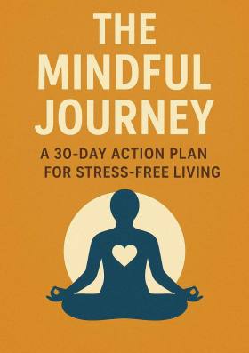 The Mindful Journey: A 30-Day Action Plan for Stress-free Living - İngilizce E-Kitap (Dijital Teslimat)