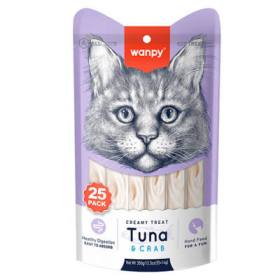 Ton Balıklı ve Yengeçli Krema Kedi Ödülü 25x14 Gr