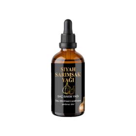 Siyah Sarımsak ve Pirinç Suyu Saç Serumu 50 ml - Sülfatsız, Parabensiz
