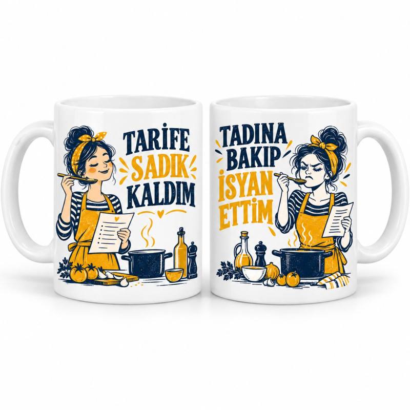 Mutfağın İki Yakası 2'li Porselen Kupa Seti - MODEL 1149
