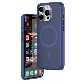 Joko Apple iPhone 16 Pro Max Uyumlu Mim Magsafe Kapak - Lacivert