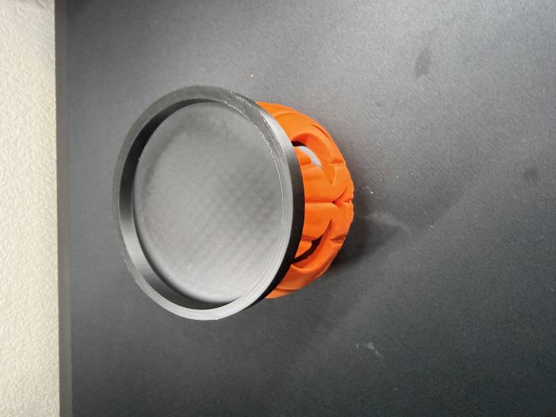 3D Baskı Balkabağı Formlu Mumluk Sonbahar ve Cadılar Bayramı Dekoratif Mum Tutucu