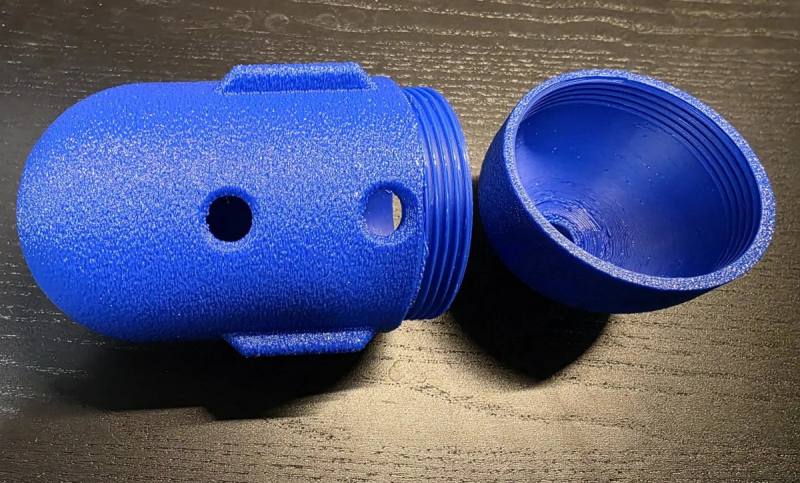 3D Baskı Kedi ve Küçük Köpek İçin Ödül Dağıtıcı Zeka Oyuncağı Döner Kapsüllü Atıştırmalık Dağıtıcı - Mavi