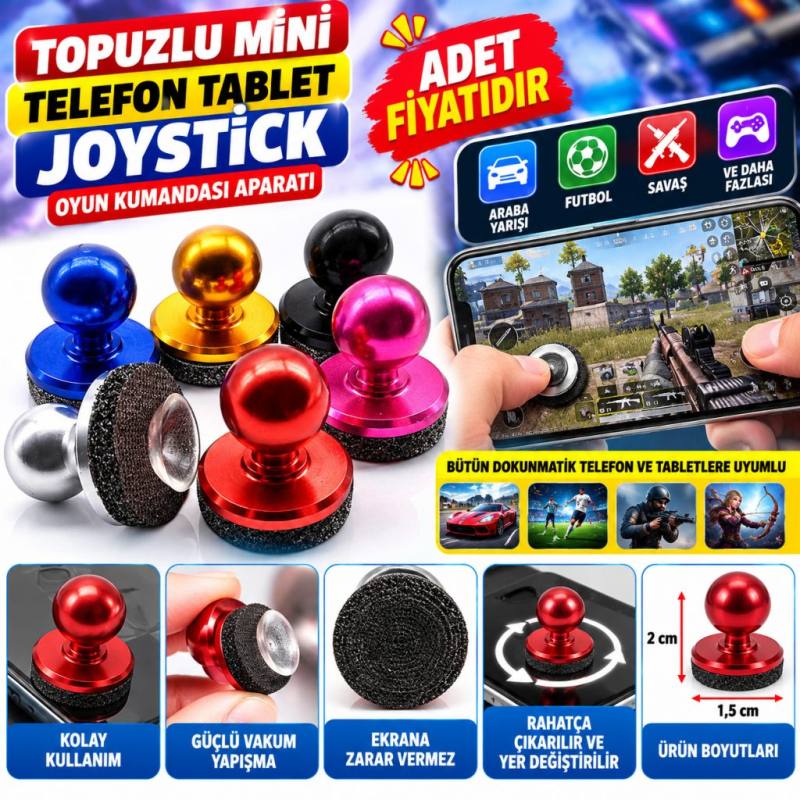 Mobil Topuzlu Joystic (adet fiyatıdır)