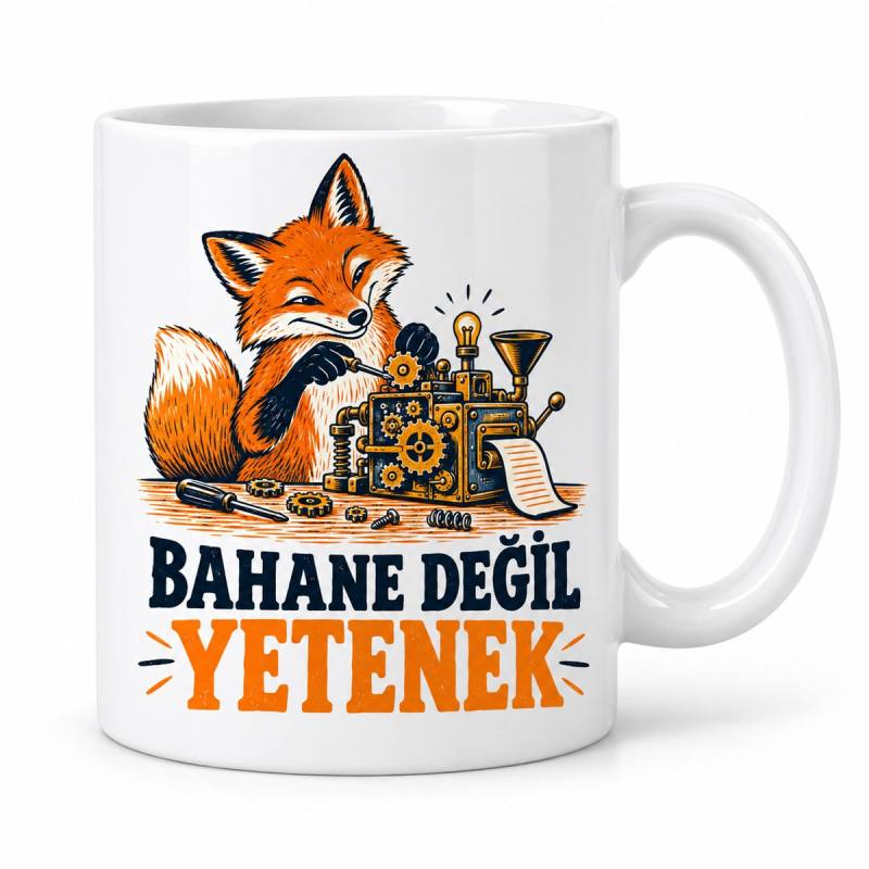 Mazeret Atölyesi Tasarımlı Porselen Kupa - MODEL 961