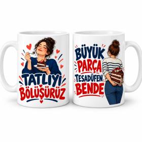 Tatlı Kriz Ortaklığı 2'li Porselen Kupa Seti - MODEL 1235
