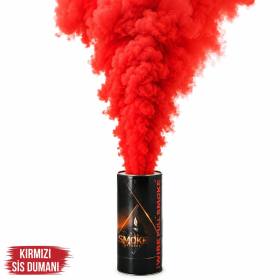 Kırmızı Renk Sis Bombası Kırmızı Duman 1 Adet