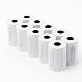 BEZOS 80x25 mm Adisyon Rulosu Termal Rulo 5 Paket (50 Adet)
