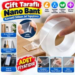 Çift Taraflı Nano Bant Kuvvetli Silikon Jel Yapıştırıcı (adet fiyatıdır)