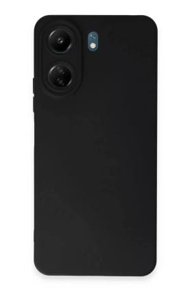 Xiaomi Redmi 13C Uyumlu Kılıf Nano içi Kadife Silikon - Siyah
