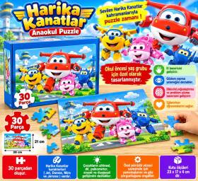 Harika Kanatlar Okul Öncesi Puzzle