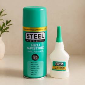 Hızlı Yapıştırıcı 400 ml + 70 g Çok Yüzeyli (MDF, Ahşap, Metal)