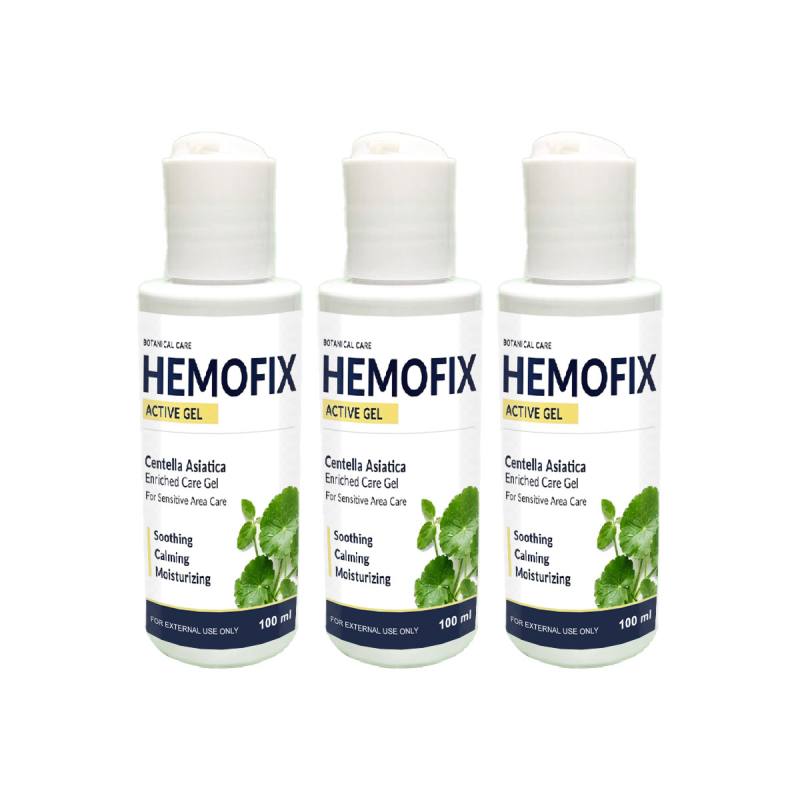 Hemofix Centella Asiatica İçerikli Bakım Kremi 3 Adet