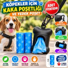 Köpeğiniz İçin Kaka Poşetliği Ve Yedek Poşet
