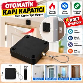 Yangına Dayanıklı Sıva Üstü Tüm Kapılar İçin Uygun Otomatik Kapanan Hızlı Otomatik Kapı Kapa