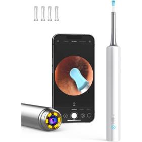 BEBIRD T5 3MP KAMERA 3.5MM LENS ŞARJLI WIFI GÖRÜNTÜLÜ KULAK TEMİZLEYİCİ BEYAZ RENK