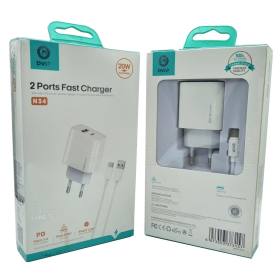 20W + 18W PD Çift Girişli Şarj Seti Usb Type-C N34