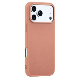 Joko Apple iPhone 18 Pro/17 Pro Uyumlu Karel Silikon Kapak - Kahverengi