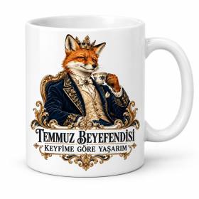Temmuz Doğum Ayı Beyefendisi Tasarımlı Porselen Kupa - MODEL 1066