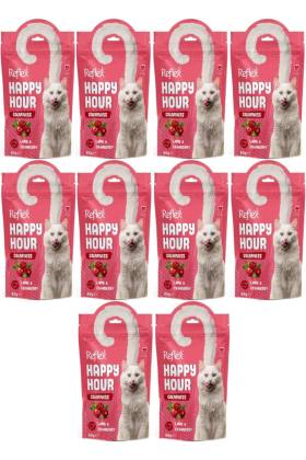 Reflex Happy Hour Calmness Kuzulu ve Kızılcıklı Kedi Ödül Maması 60gr - 10 Adet
