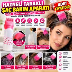 Saç Boyama Aparatı Taraklı Saç Bakımı Krem Saç Yağı Uygulama Aparatı