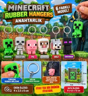 Minecraft Rubber Hangers Anahtarlık (adet fiyatıdır)