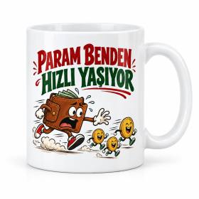 Bütçe Kaçtı Tasarımlı Porselen Kupa - MODEL 983