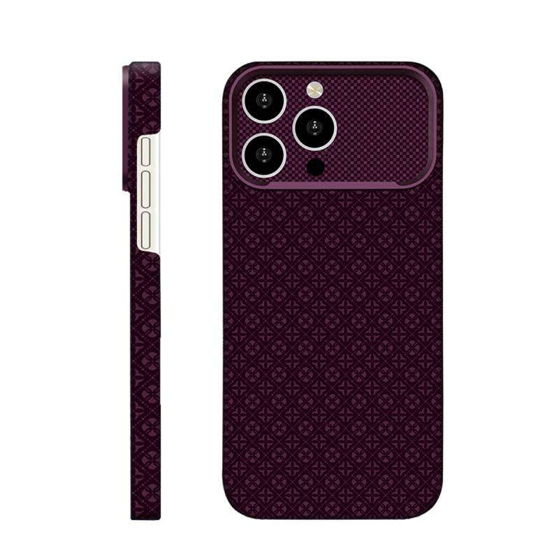 Joko Apple iPhone 15 Pro Uyumlu Deluxe Lensli Magsafe Kapak - Bordo