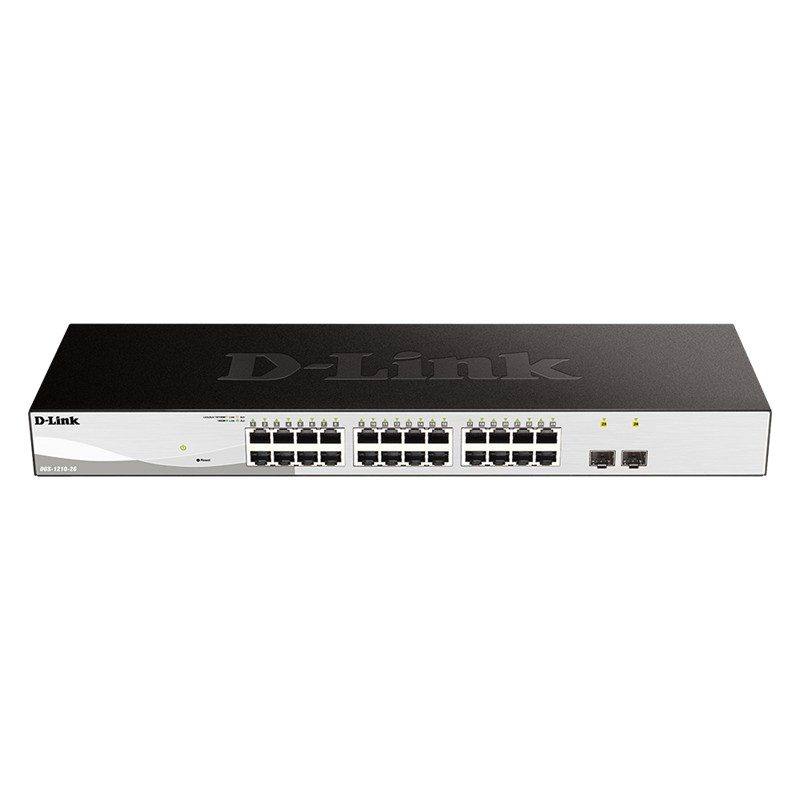 D-LINK DGS-F1210-26PS-E 24 PORT GIGABIT 2X1GB SFP LAYER2 YÖNETİLEBİLİR 250W POE SWITCH