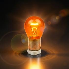 Osram BAU15S/7507 PY21W 12V Yakın Tırnak Oto Sinyal Lambası Ampulü 93 Tek Duy 1 Adet Turuncu