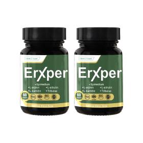 Erxper 60 Kapsül 2 Adet - L-Karnitin, L-Arjinin, Epimedium ve Tribulus İçerikli Takviye Edici Gıda