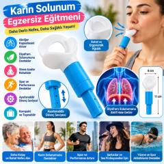 Taşınabilir Karın Kası Çalıştırıcı Solunum Egzersiz Eğitmeni Nefes Egzersiz Aparatı