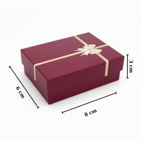 Özel Hediye Kutulu Gümüş Renk Çelik Minimal Kalp Kolye Küpe Seti