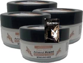Three Brand 4lü Adet Arnavut Kremi Whitens Cream 50 ml + 1 Adet Jel Hediye