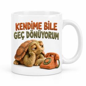 Kendi Kendime Tasarımlı Porselen Kupa - MODEL 966