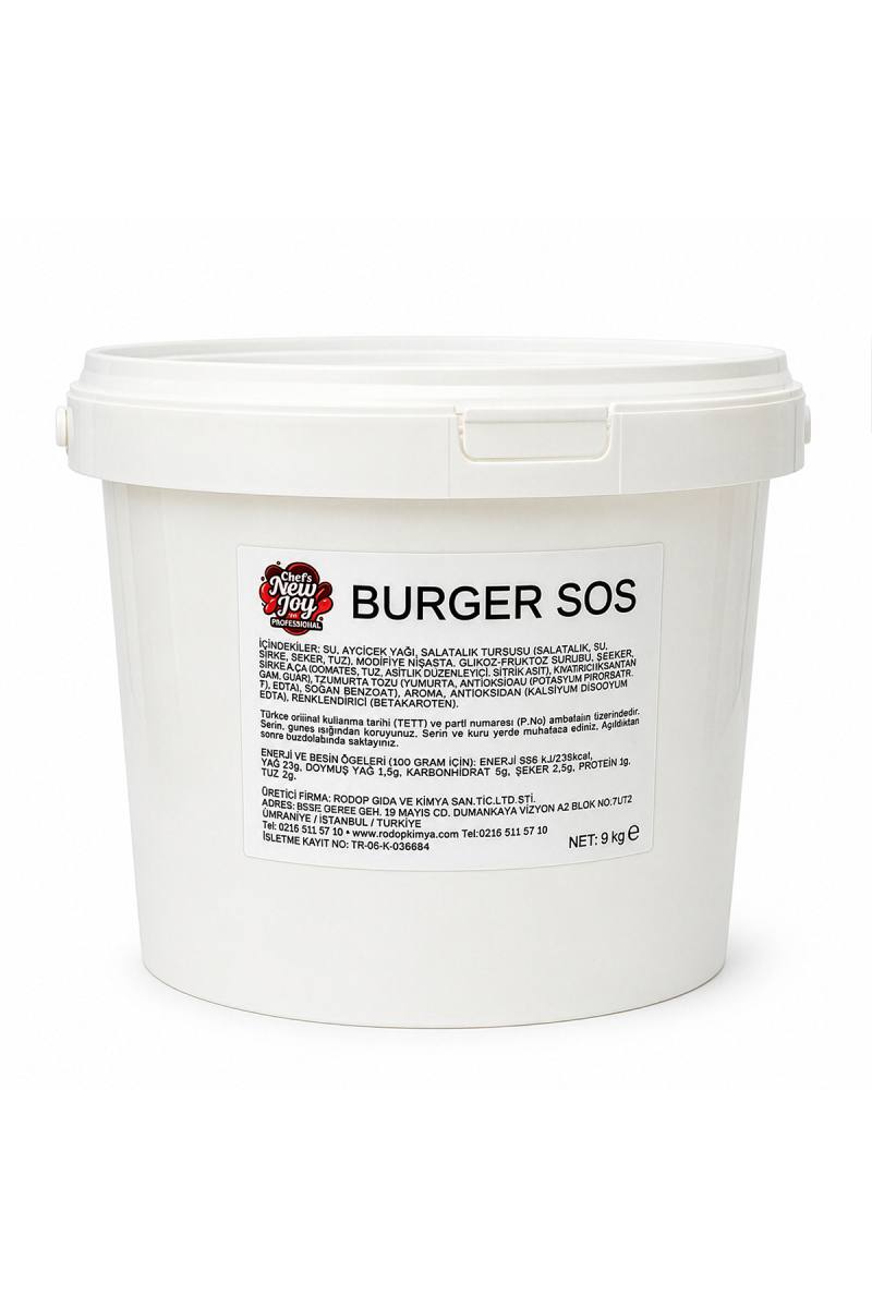 Burger Sos 9 kg Sıvı Sos