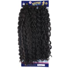 Sister Afro Dalgası Saç-Kahverengi 4
