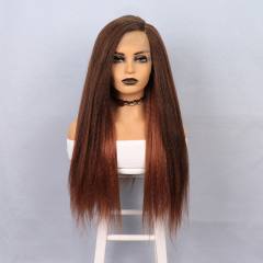 Kızıl Kahve Yaki Afro Peruk